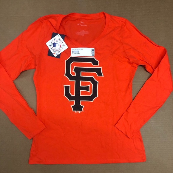 fanatics Tops - 🧢 NWT SF Giants orange tee 100 % cotton S
